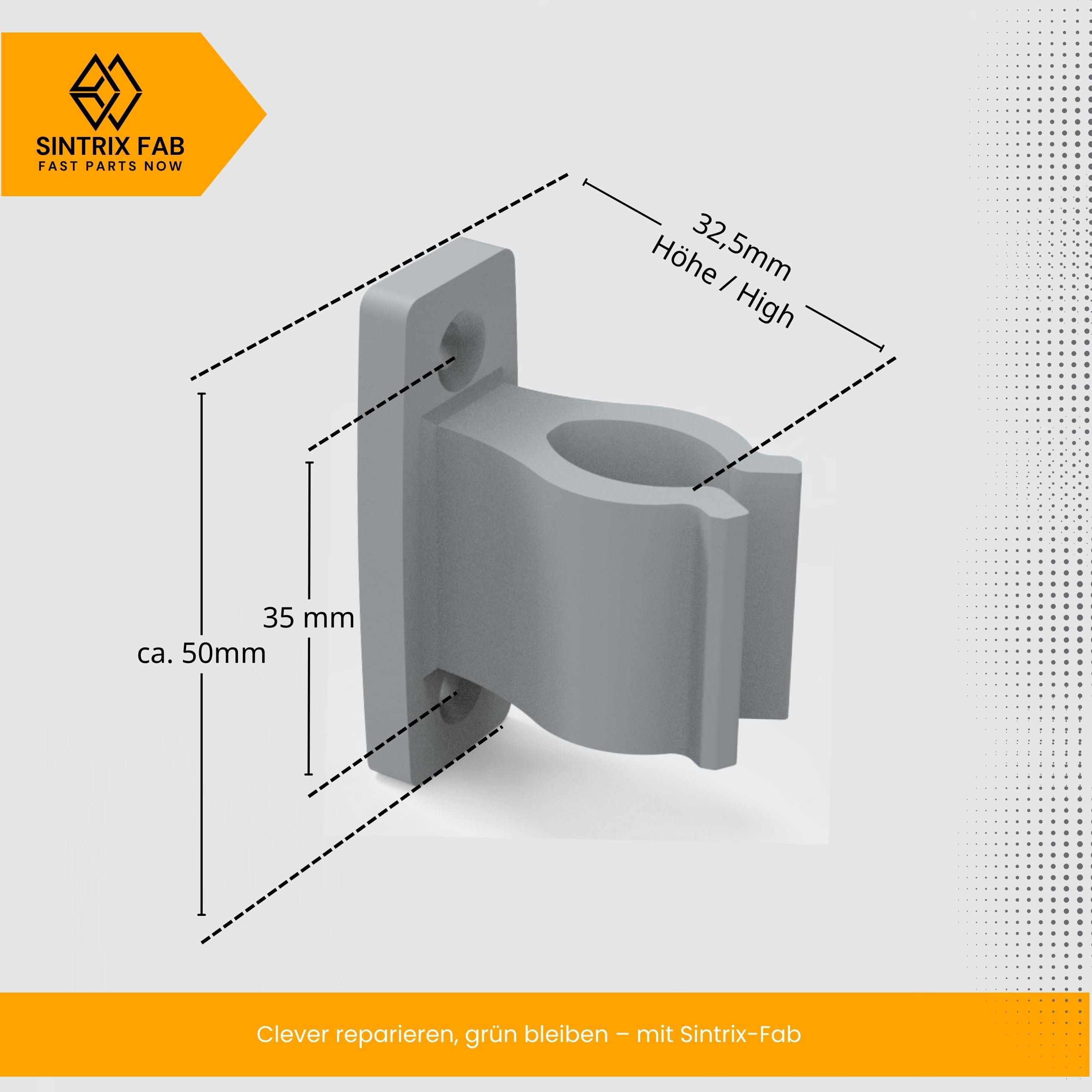 Supporto a manovella elastico infrangibile per tende da sole Thule Fiamma Omnistor camper caravan