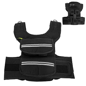 Adjustable Weighted Vest Wtih Shoulder Pads Option Adjustable Weighted Vest for Home Gym with Pocket Reflective Strips Iron