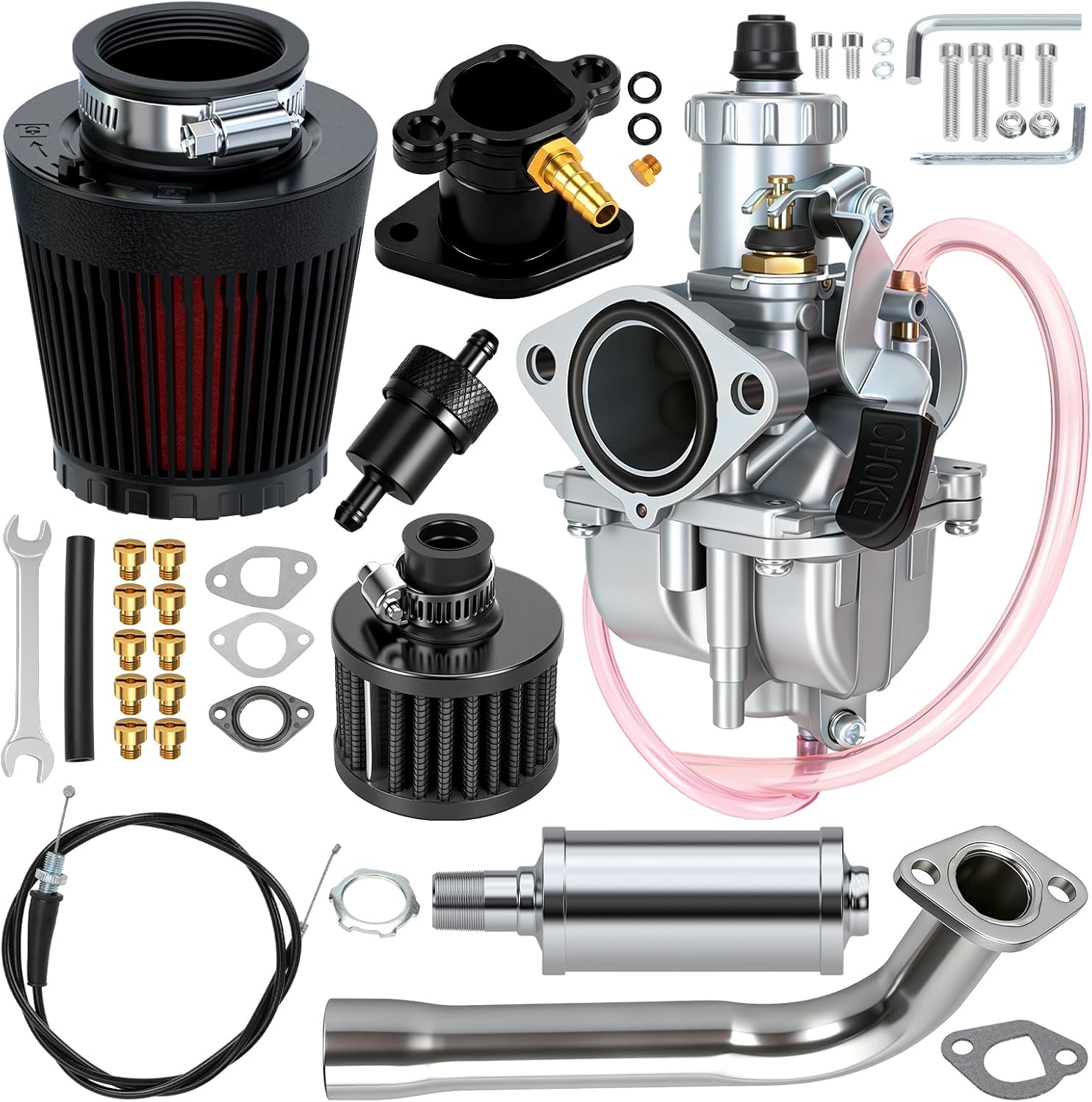 Amazon.com: RZEOZU Predator 212 Stage 2 Kit with VM22 Carburetor ...