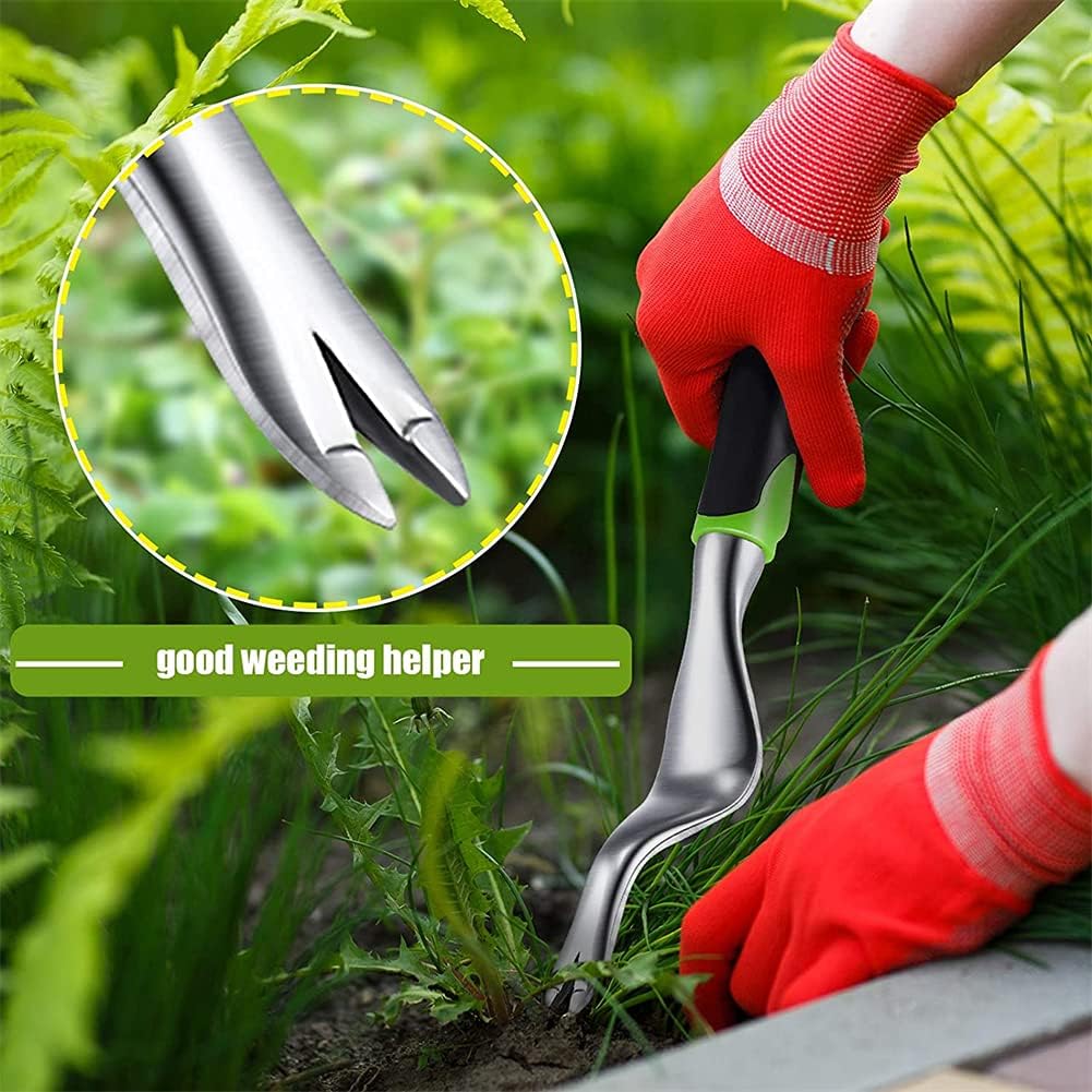 Hand Weeder Tool Manual Weed Puller Labor Saving Garden Weeding Tool with Ergonomic Handle Weed Root Pulling Tool Garden Lawn Farmland Transplant Gardening Bonsai Tools （1） : Patio, Lawn & Garden