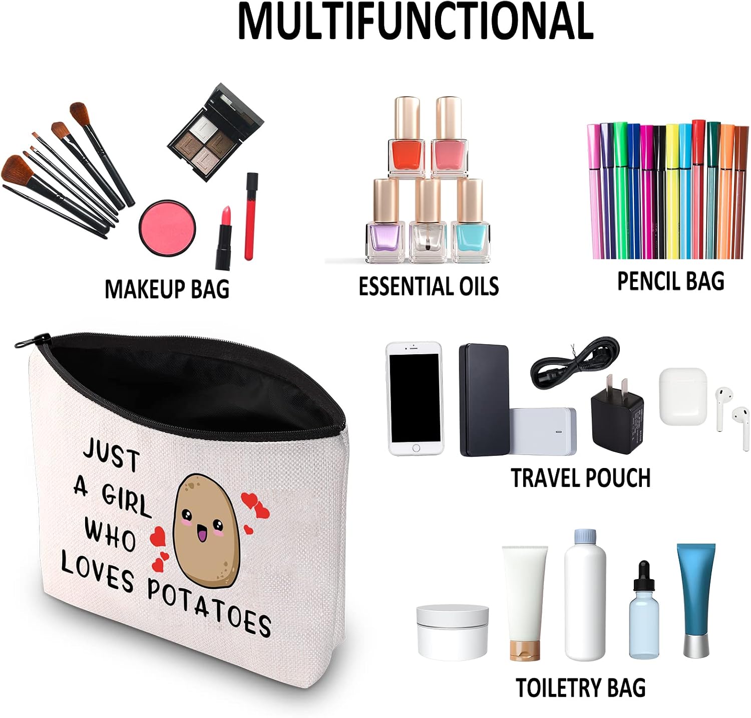 Surprising ‌Potato‍ Gift‌ Showdown: Zipper Bag Versus Makeup‌ tote... Foodie Finds!