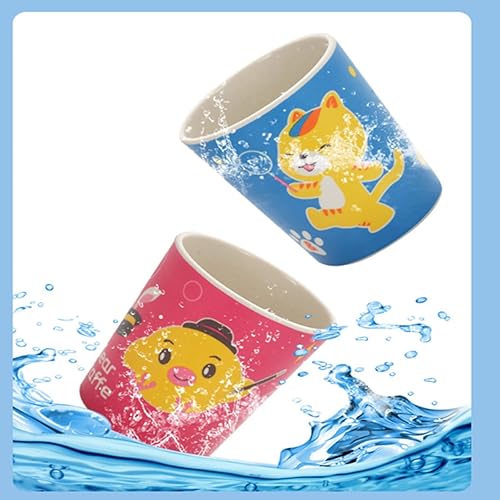 Miniatura 3 de Lyellfe Paquete de 8 tazas de bambú, tazas de agua resistentes, 6 onzas, sin BPA, apilables para el hogar, fiesta, apto para lavavajillas