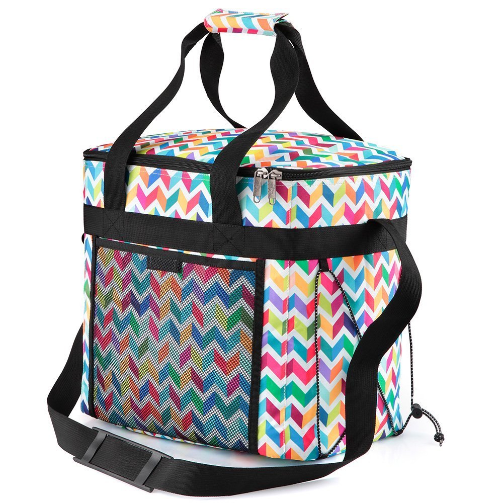 Grande fresco de picnic bolso- 28 litros -Térmica Isotérmica (Zig Zag)