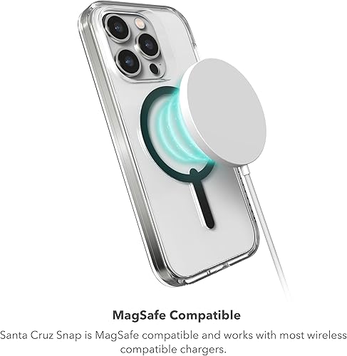 Miniatura 7 de ZAGG Santa Cruz Snap - Funda para iPhone 15 Pro Max, funda MagSafe, protección contra caídas (13 pies13.1 ft), grafeno duradero, antiamarilleo y
