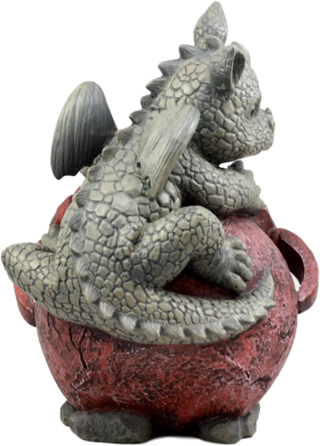 Ebros Gift Right Facing Playful Climbing Dragon Baby Planter Pot Mythical Fantasy Home Patio Garden Decor Resin Statue 12.5" H