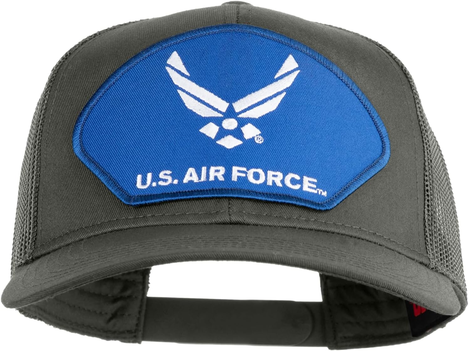 e4Hats.com U.S. Air Force Blue Patched Solid Cotton Twill Mesh Prostyle Cap