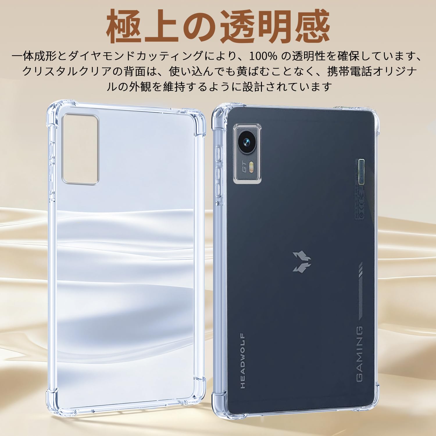 【試用のみ】Headwolf Titan 1（専用ケース＆フィルム貼付） Amazon.co.jp: 【YXHH】For Headwolf Titan 1耐衝撃 ケース(MagSafe