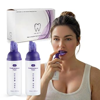 Whitening Foam - Tooth Whitening Foams for a Clean & Radiant Smile - Teeth Enhancer with a Gentle Formula Ideal for Everyday Use - Refresh Your Smile with Easy-to-Use Whitening Foam - 50ml - 2 Pack