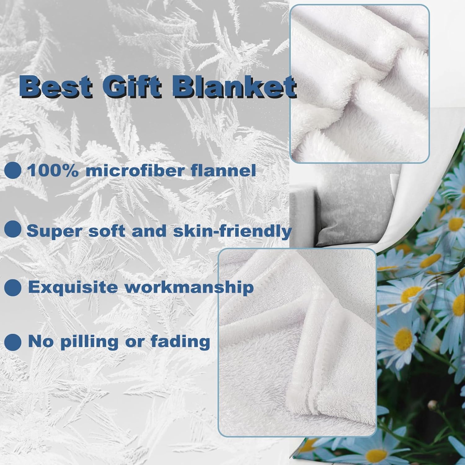 Bowling Throw Blanket for Women Girls Boys, Soft Flannel Blankets Gifts for Living Room Couch, Home, Sofa Decor, 50"x60" - Image 4