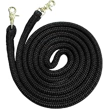 Parelli Finesse Horse Reins - Smooth Yachting Braid Rope, Brass Swivel Snap Bit Ring Attachment | Equestrian Horseback Riding Arena Training Reins