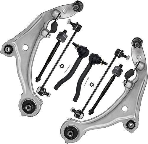 Miniatura 26 de Detroit Axle - Kit de suspensión frontal de 8 piezas para Chevy Aveo Aveo5 Pontiac G3 Wave Wave5 Suzuki Swift+ 2 brazos de control inferiores con