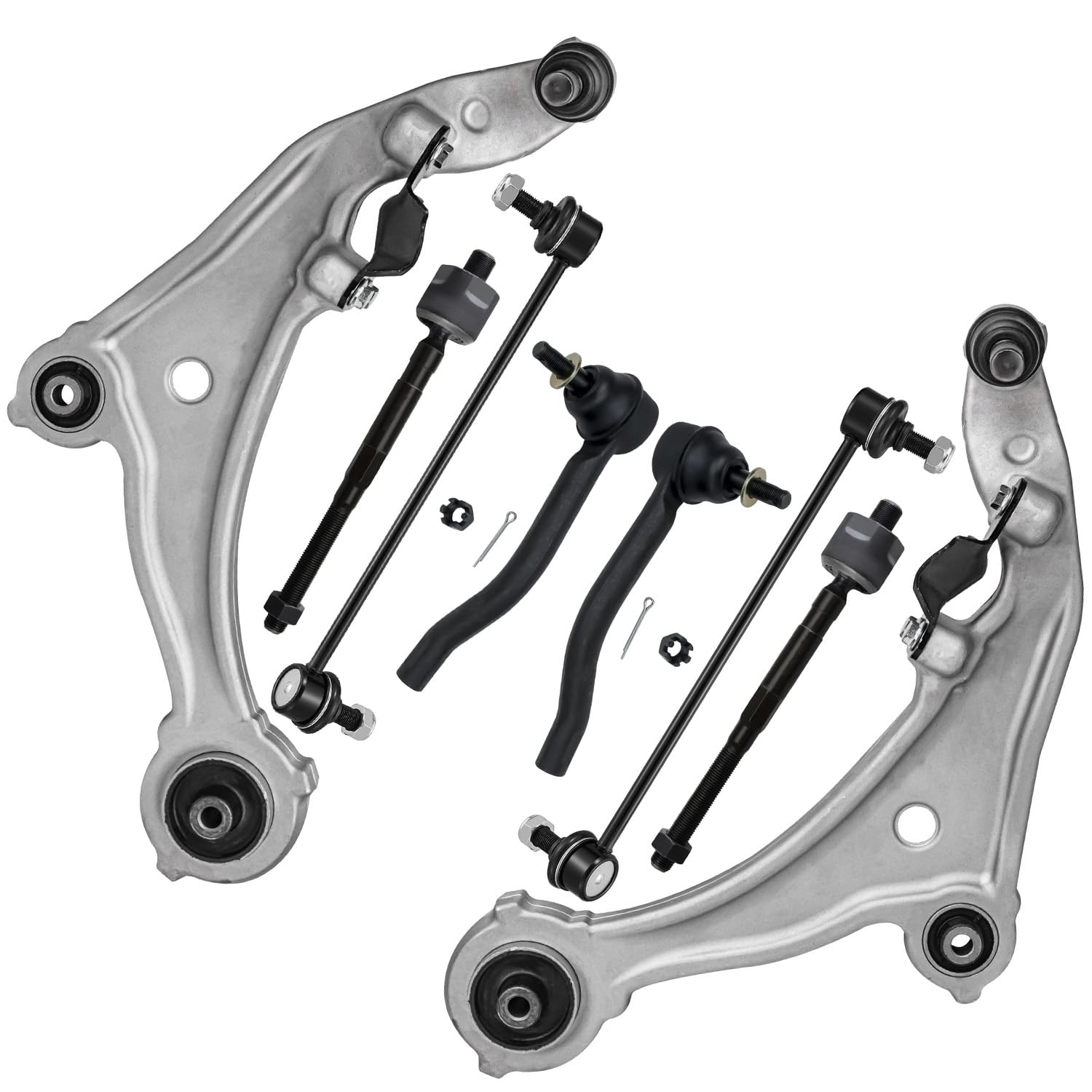 Detroit Axle - 8pc Front End Kit for 2009-2014 Nissan Murano