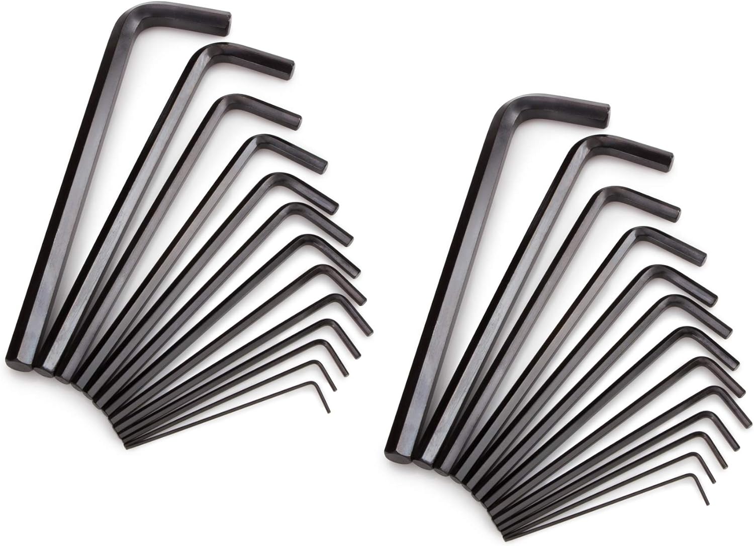 TEKTON Hex Key Wrench Set, 26-Piece (3/64-3/8 in., 1.27-10 mm) | 25252