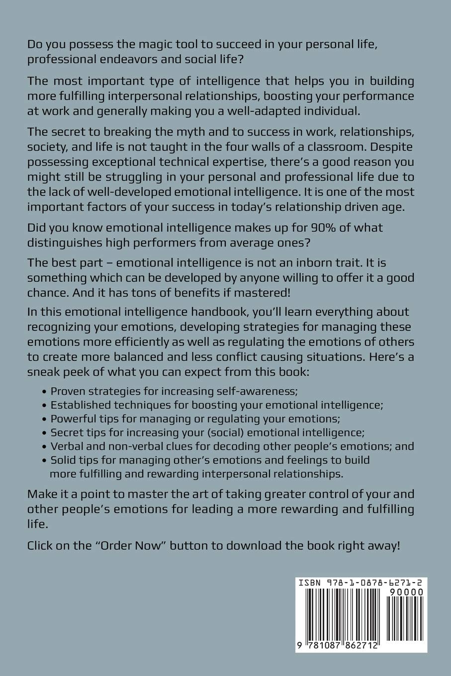 Emotional Intelligence Trilogy - Human Behavior: How to Analyze People, Cognitive Behavior Therapy, Emotional Intelligence