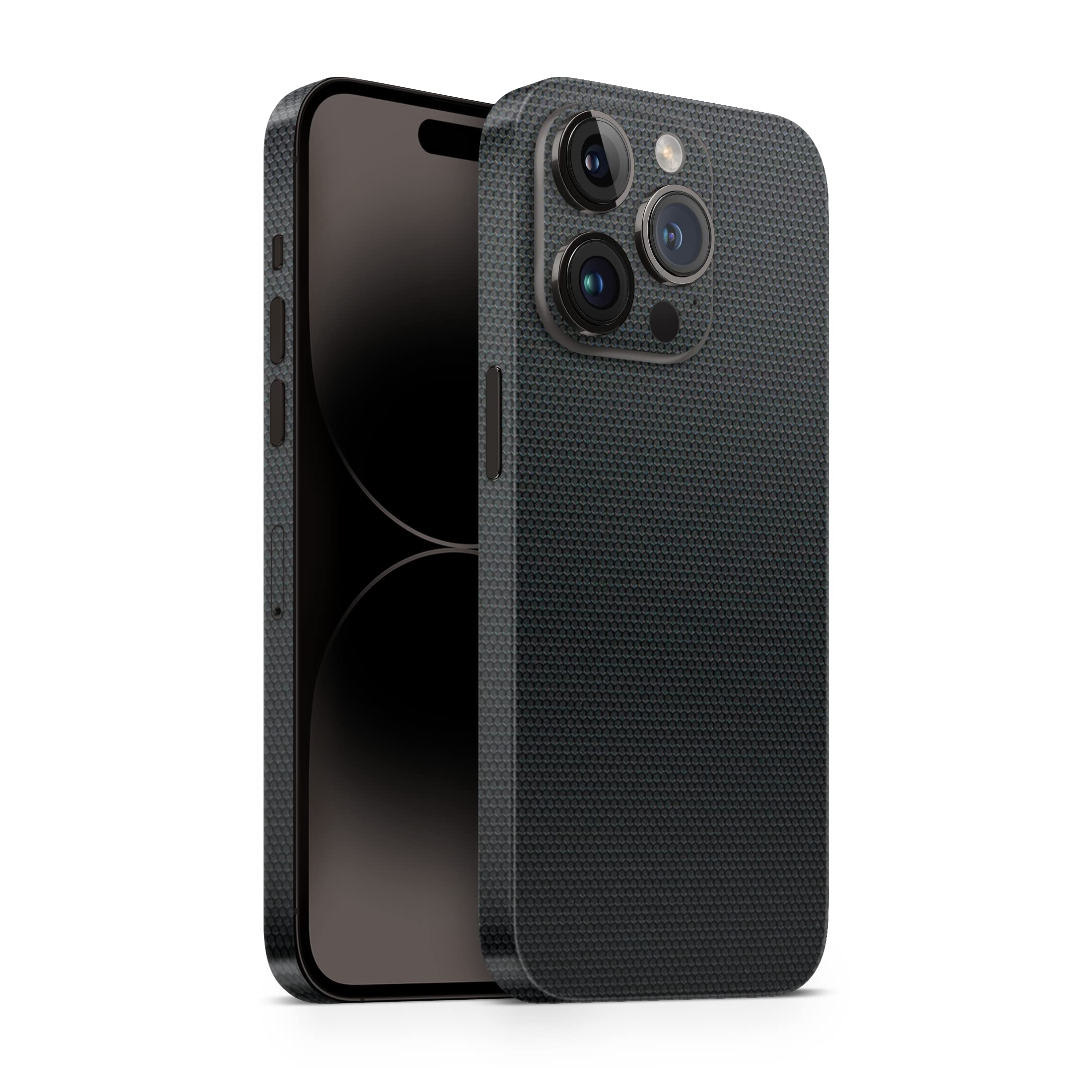 TF Skins Film Protection Arrière IPhone 14 Pro Max Shadow Black – Skin Élégant Anti-Rayures + Protection Caméra