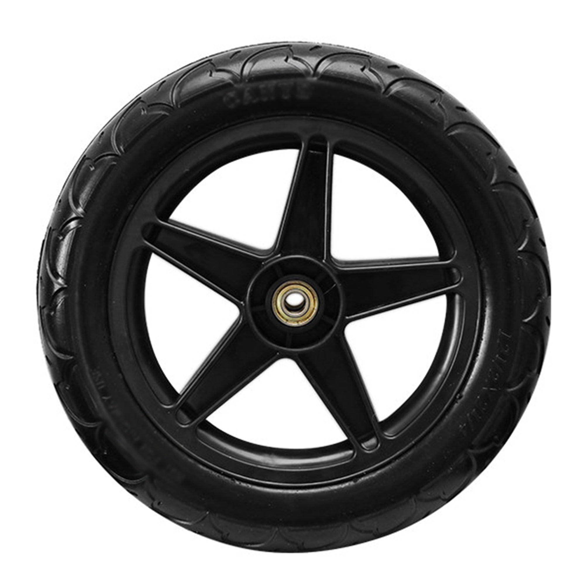 Genterun A Manual Wheelchair Front Wheels, Rubber Wheels(A)