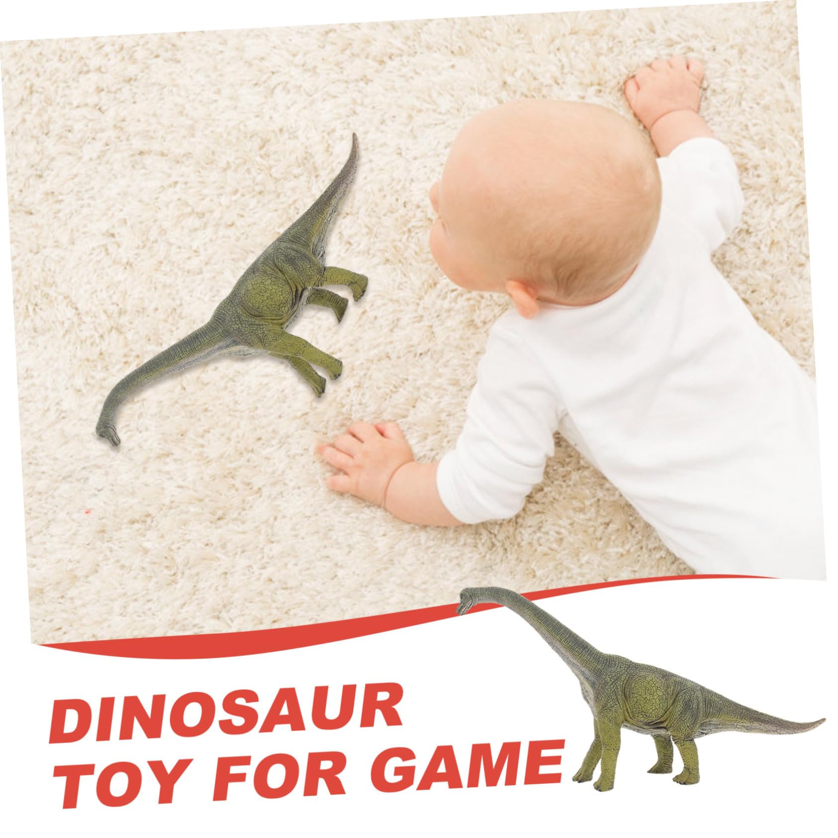 Figura Decorazione in Plastica per Bambini di Dinosauro Brachiosaurus