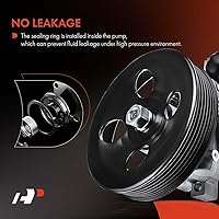 Vista 7 de A-Premium Bomba de dirección asistida, con polea, compatible con Kia Optima 2006-2010, Magentis 2007-2010, Rondo 2007-2010, L4 2.4L, repuesto #