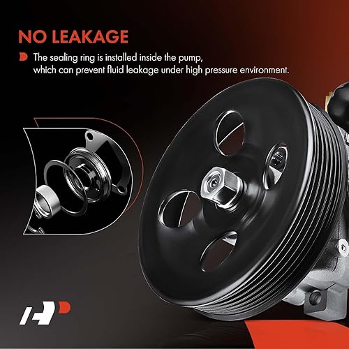 Miniatura 7 de A-Premium Bomba de dirección asistida, con polea, compatible con Kia Optima 2006-2010, Magentis 2007-2010, Rondo 2007-2010, L4 2.4L, repuesto #