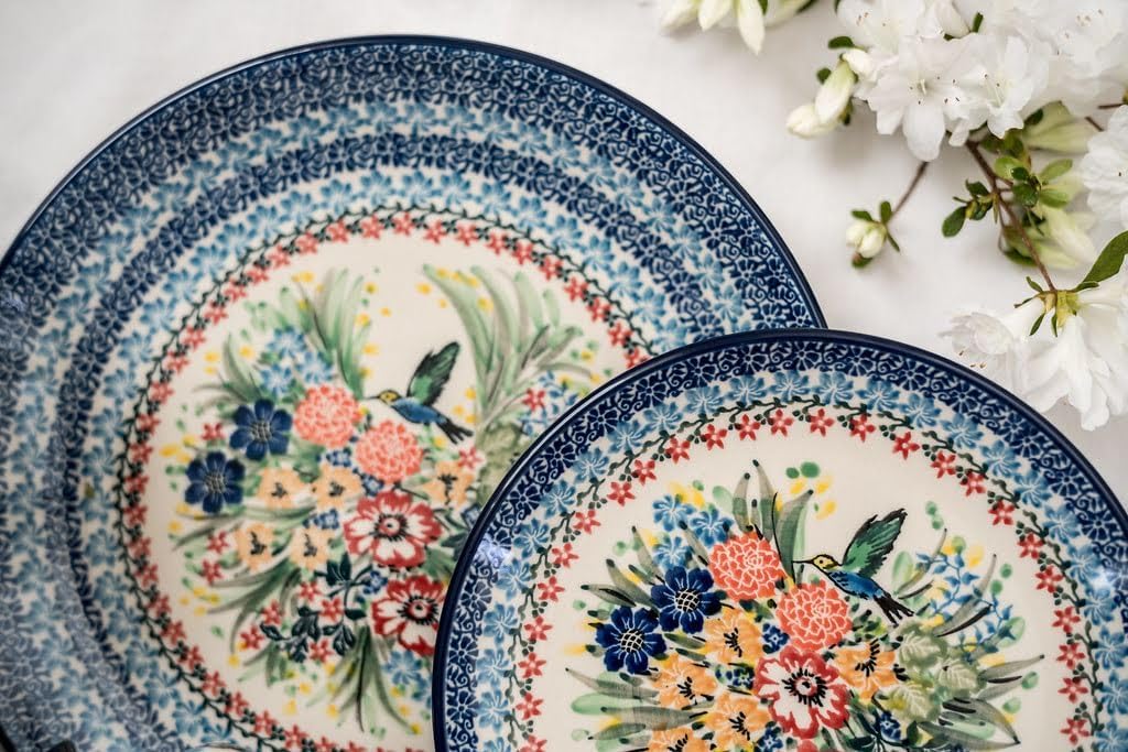 ポーランド食器Hummingbirdデザートプレート