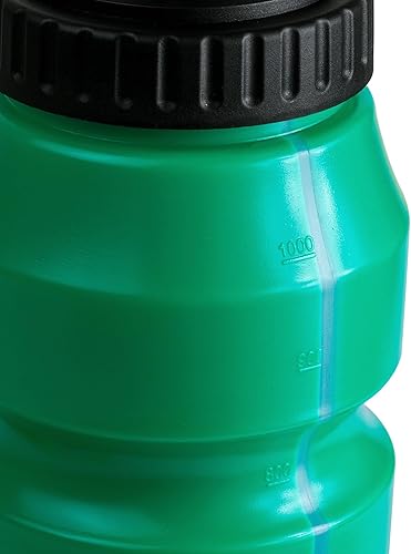 Miniatura 5 de Cannon Sports Botella de agua deportiva de 1 litro, sin BPA, capacidad de 34 onzas, boca grande, 2 tapas (popote y apretado), ideal para deportes