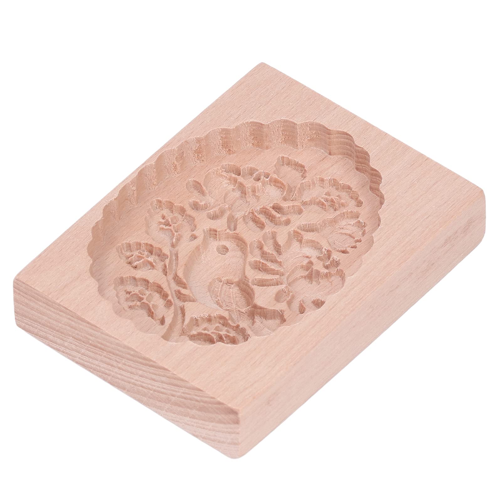 Keksausstecher, Hölzerne Keksformen, Kekse, Kekspresse, Tierkekse, hübscher, lebendiger Holzkeks-Pressstempel, einfaches Entformen und reibungsloses Plätzchen