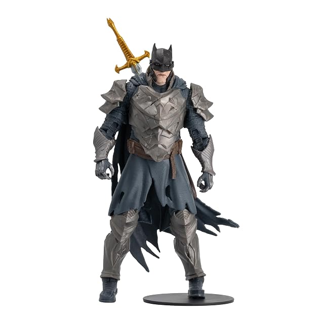 McFarlane Toys DC Multiverse - Figura de Batman Dark Knights of Steel (17,8 cm, increíblemente Detallada…