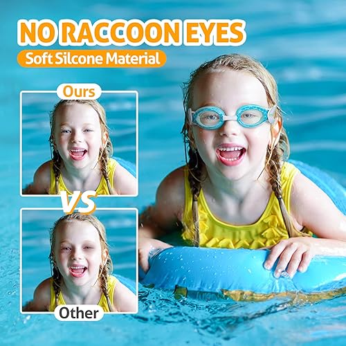 Vista 13 de portzon Gafas de natación antiniebla, transparentes, sin fugas, talla única Negro para interiores