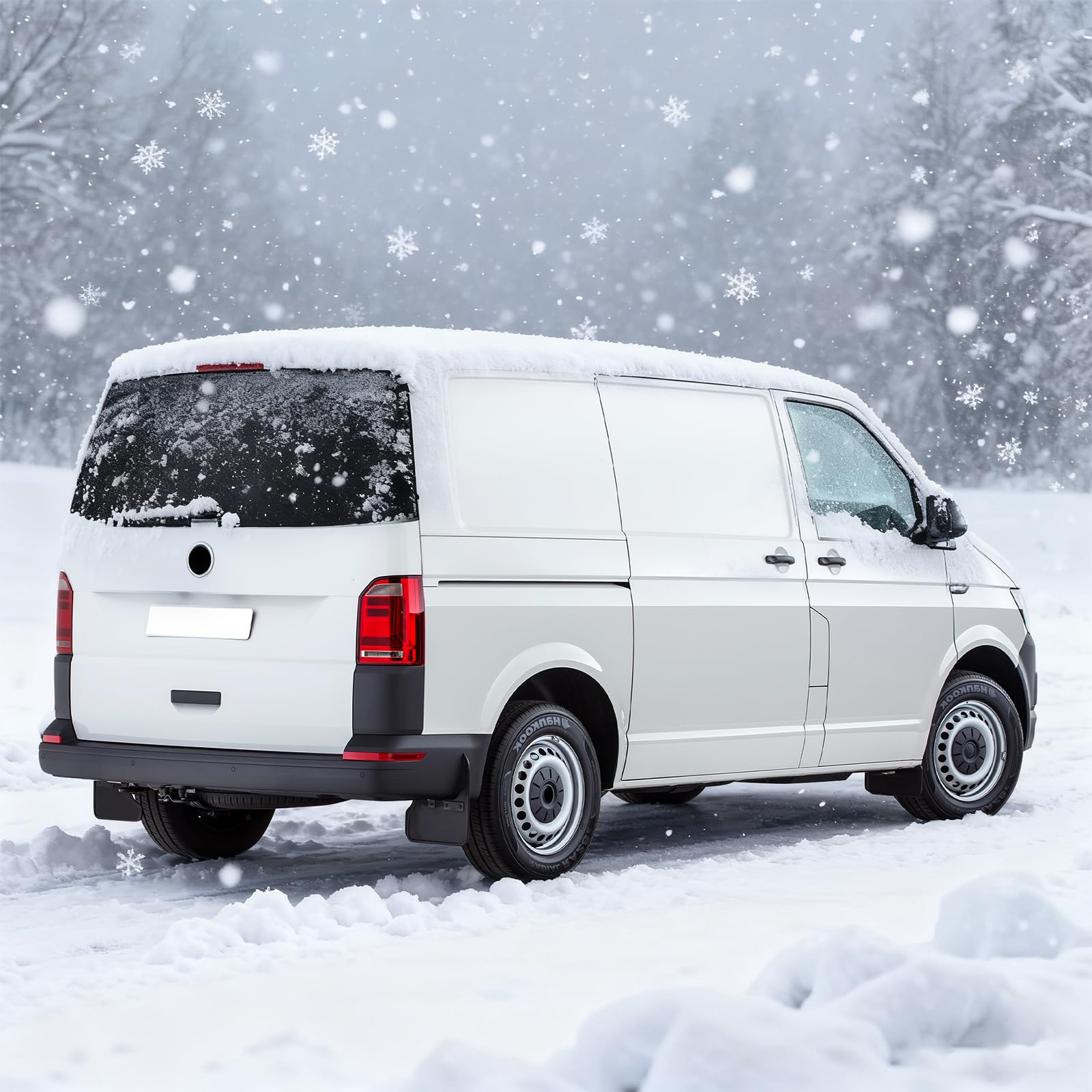 Auto Windschutzscheiben Abdeckung Ersatz für VW T5 T6 T6.1 California Single Tailgate, 600D Heckscheibenabdeckung Auto Heckscheibe Scheibenabdeckung Winter, 100% Verdunkelnd, Blockiert UV Strahlen