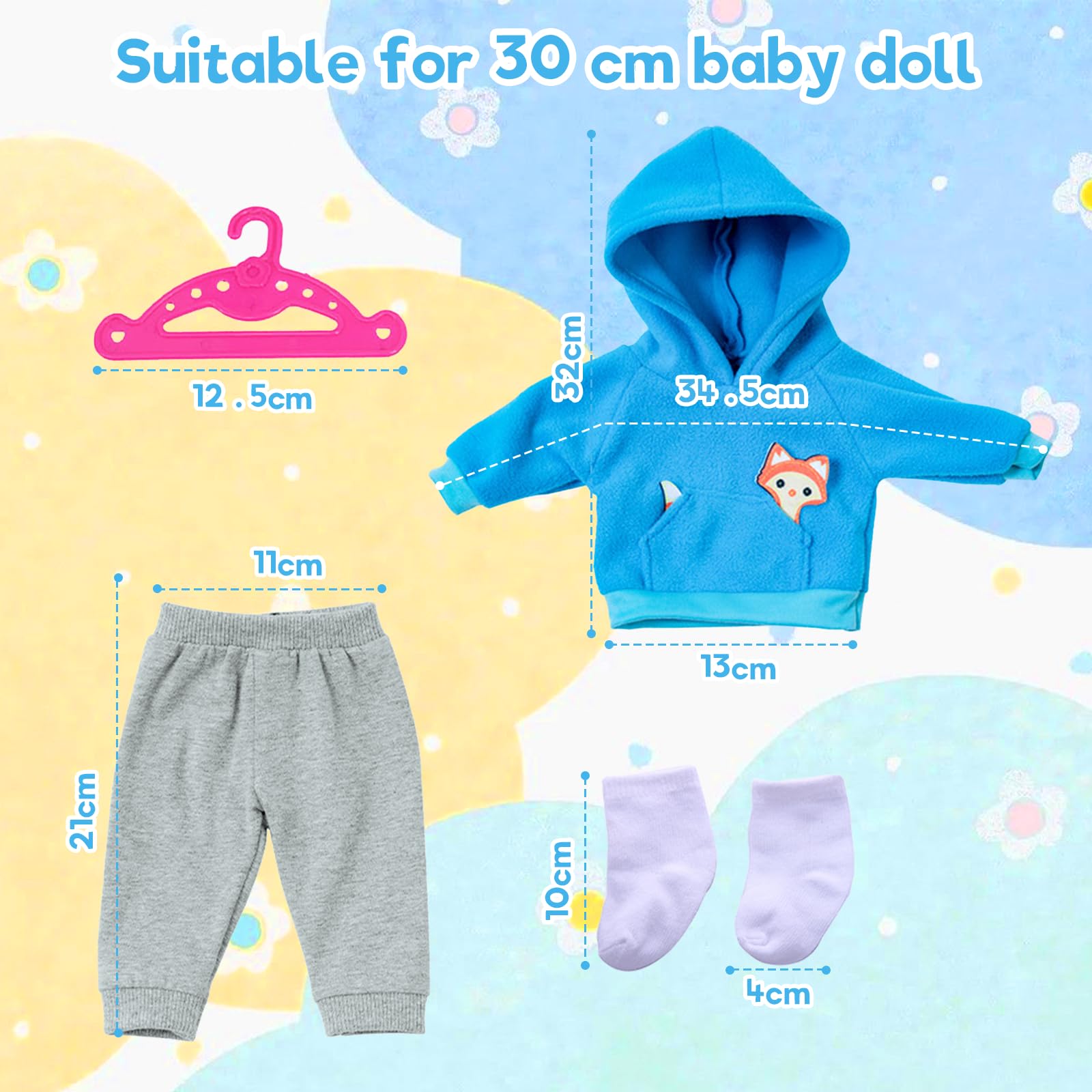 Baby Dolls Doll Clothes 35-43 cm - Image 2