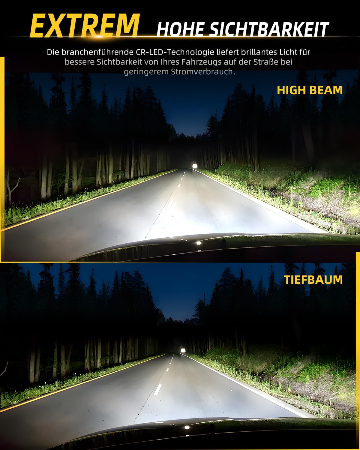 CO LIGHT 2PCS 7 Zoll LED Scheinwerfer, 12/24v 7'' Rund LED Frontscheinwerfer 120W 24000LM IP68 E9 Scheinwerfer für Wrangler JK LJ TJ CJ HUMER