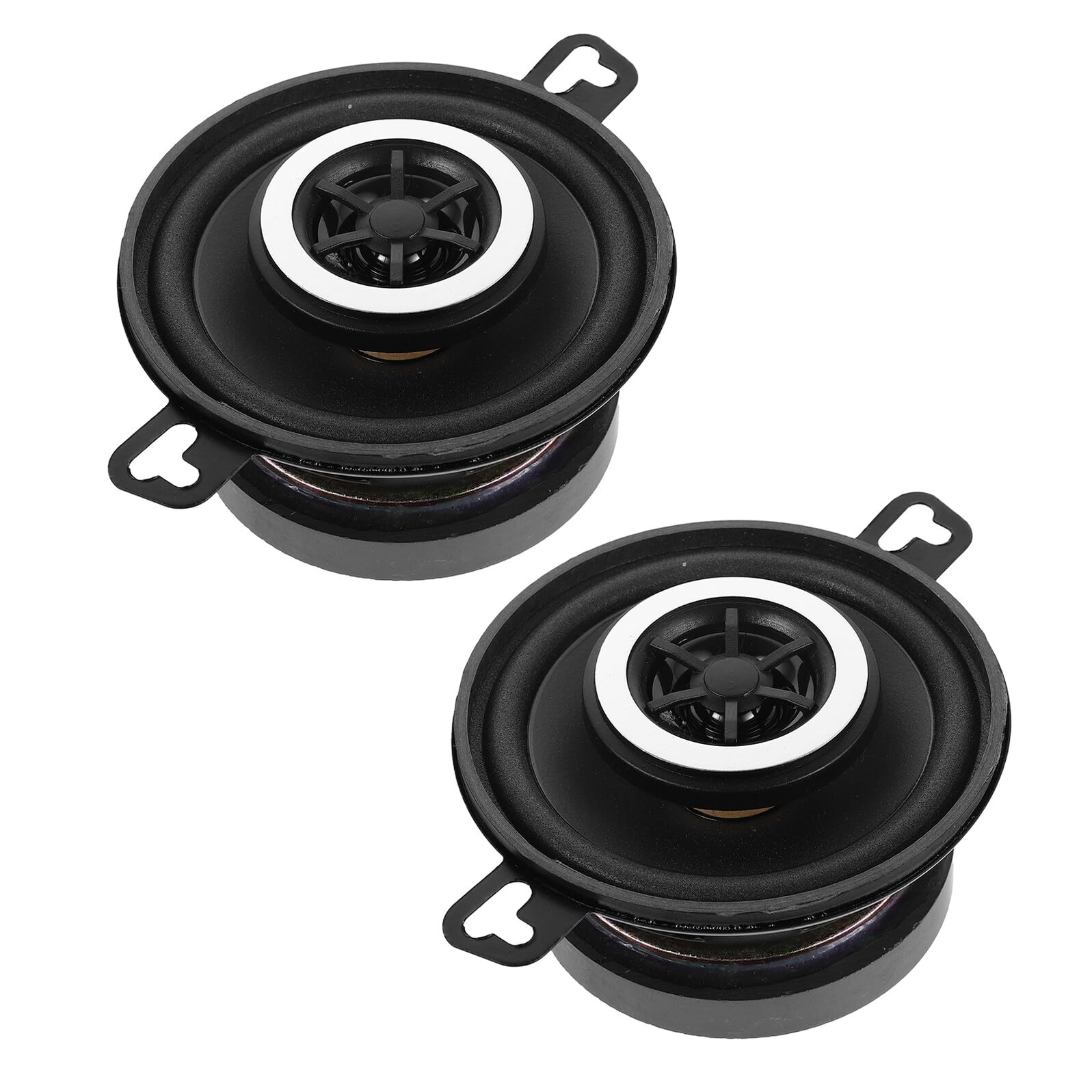 Altavoces Coaxiales para Coche de 3,5 Pulgadas Diseño Compacto y Sonido HiFi, Paquete de 2 Piezas de Metal para Sistema de Audio de Vehículo Eléctrico