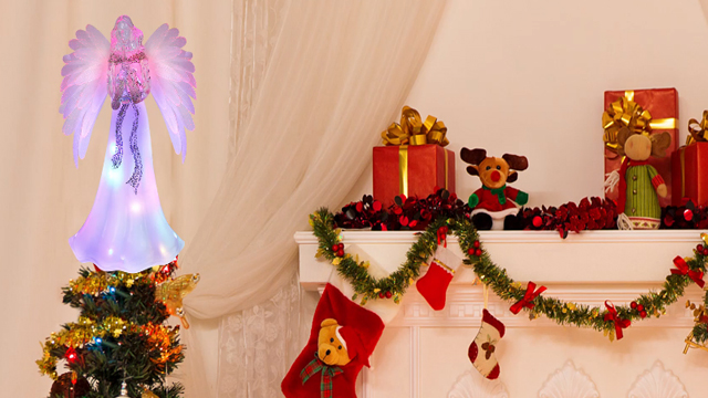 Watch Christmas Fiber Optic Tree Topper on Amazon Live