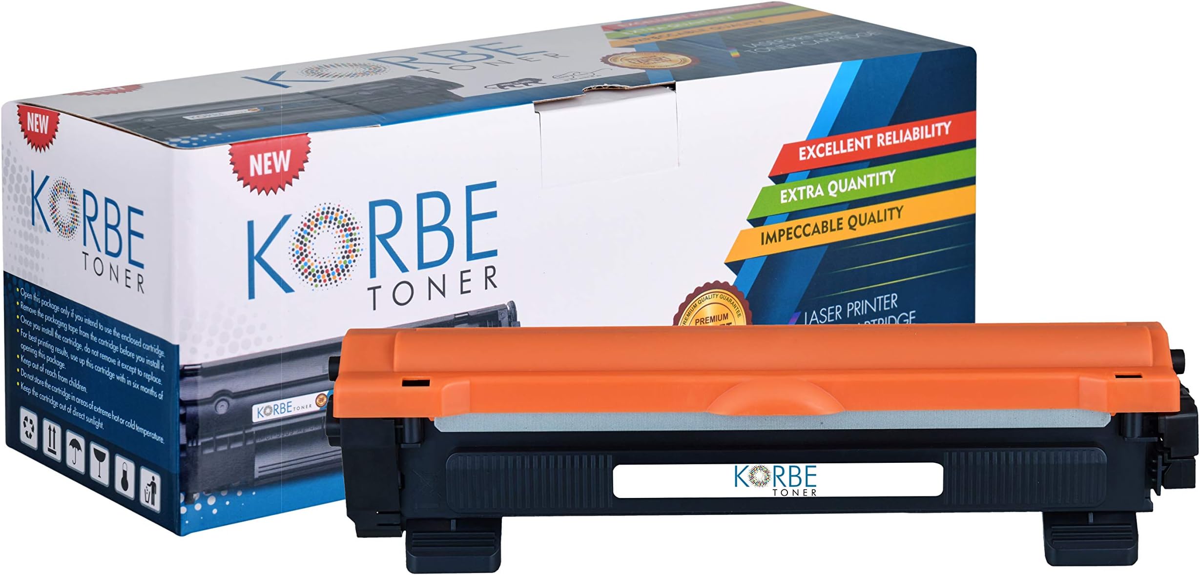 Korbe Toner Cartridge TN-1020 for Brother Printer Cartridge HL-1111, HL-1201, HL-1211W, DCP-1511, DCP-1514, DCP-1601, DCP-1616NW, MFC-1811, MFC-1814, MFC-1911NW