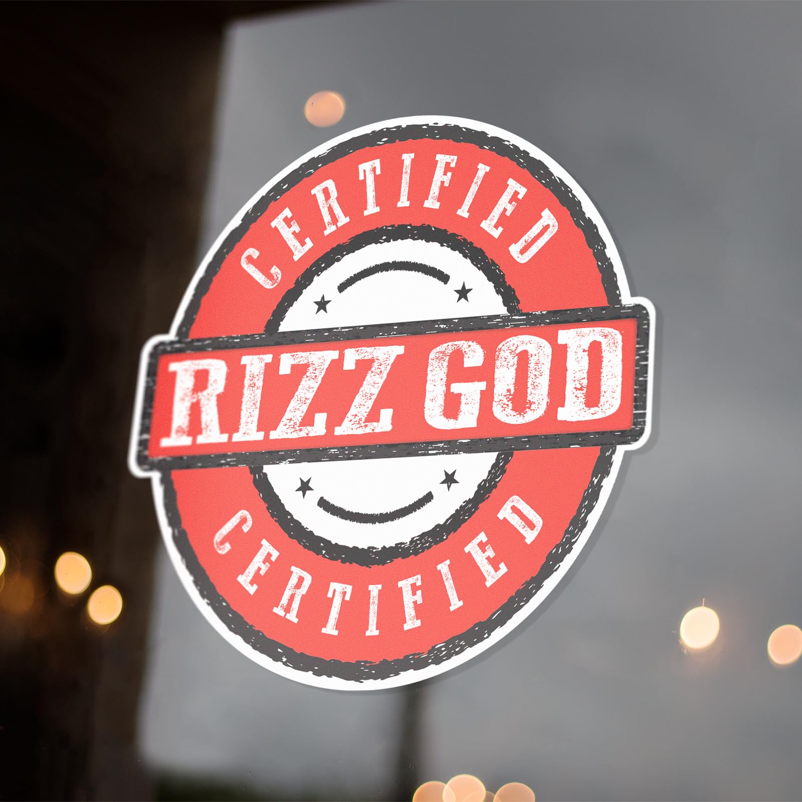 Amazon.com: Certified Rizz God Sticker – Official License to Charm