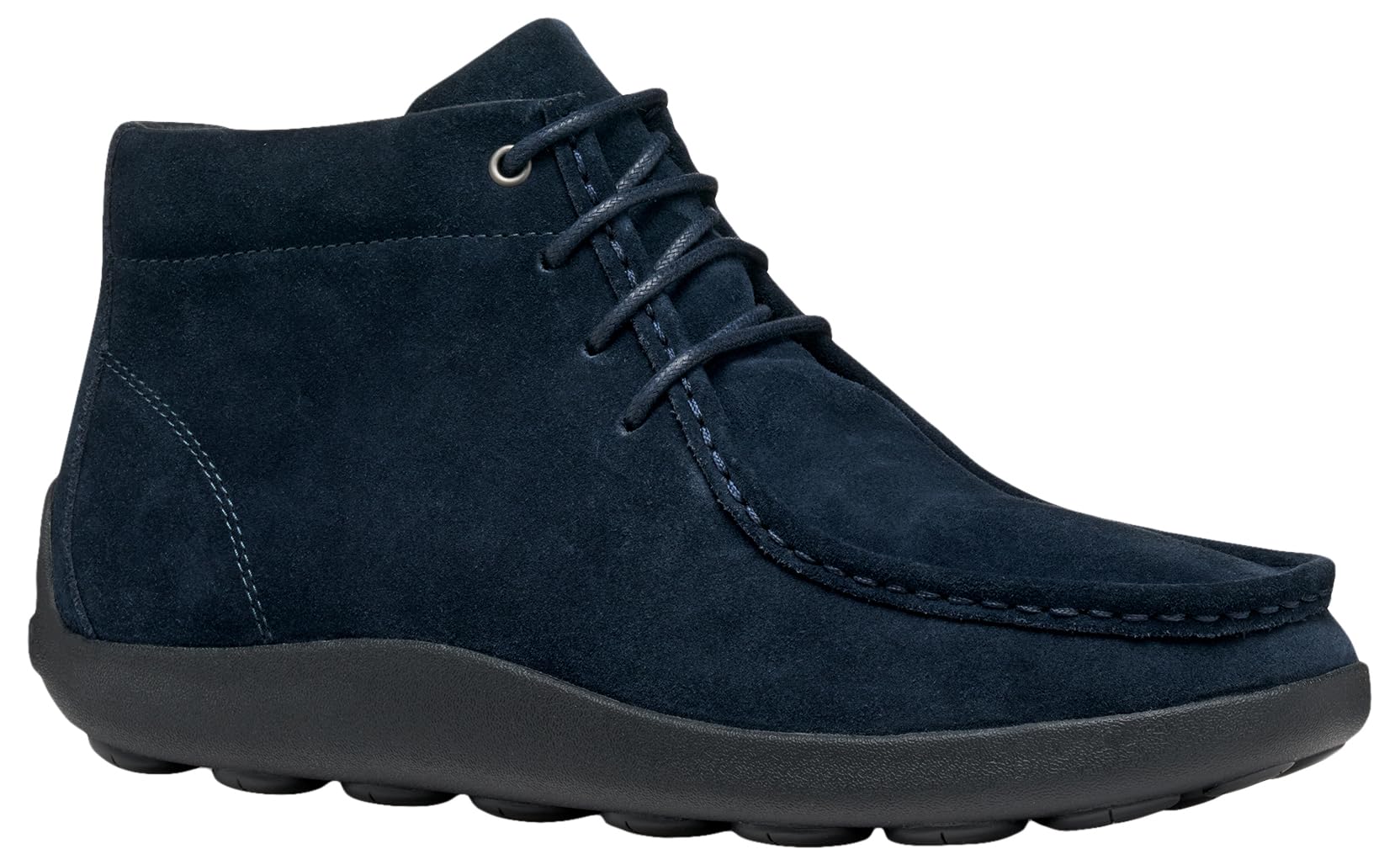 Geox Men's U Spherica EC14 Moccasin, Blue, 40 EU, Blue, 6.5 UK