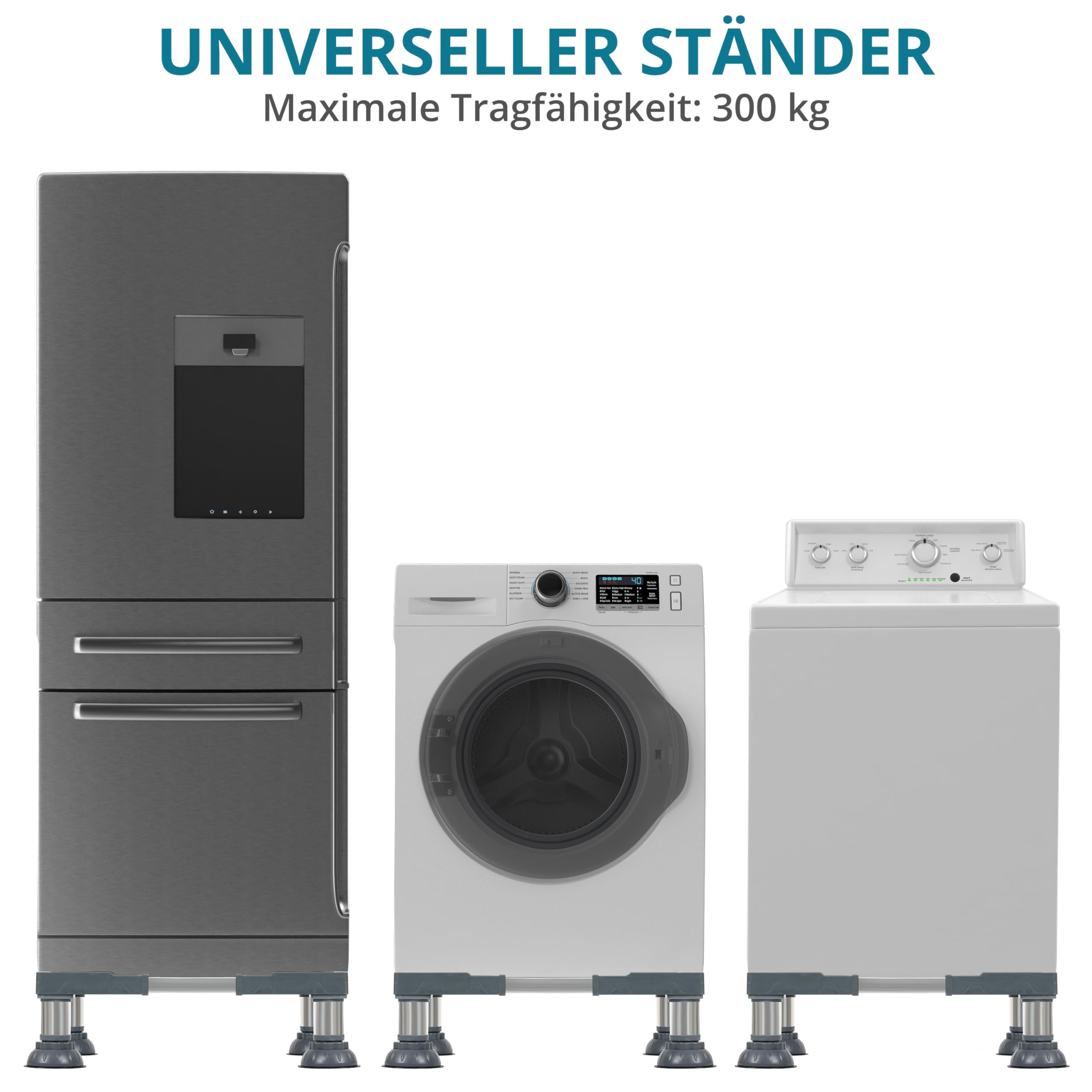 Winter Shore Verstellbares Mini-Kühlschrank & Waschmaschinen Untergestell