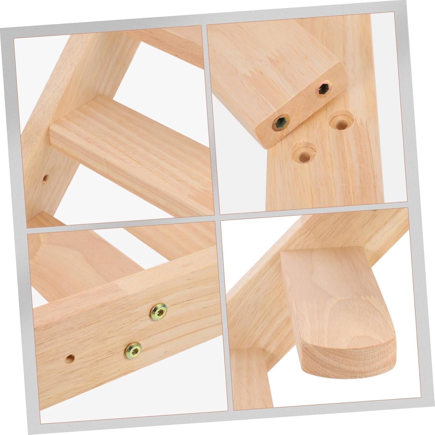 Garneck Cat Climbing Board Wooden Cat Wall Steps for Indoor Use Safe and Sturdy Design Suitable for Kittens Easy to Install