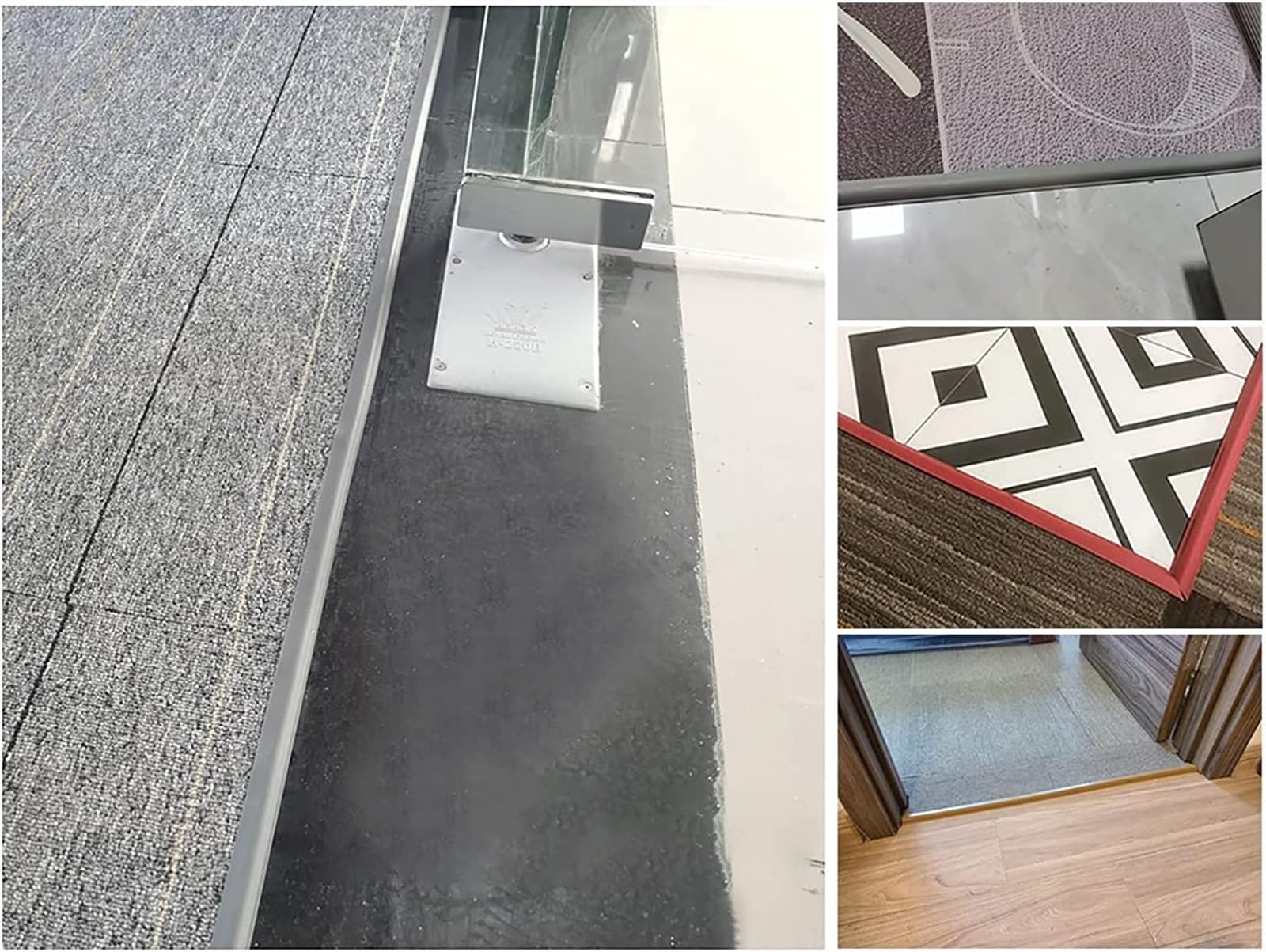 KEuLen Profilo di Transizione, Striscia di Soglia, Transizioni for Moquette e Pavimenti Striscia di rifinitura for Bordi, Moquette su Pavimento/Piastrelle in Legno(Gold)