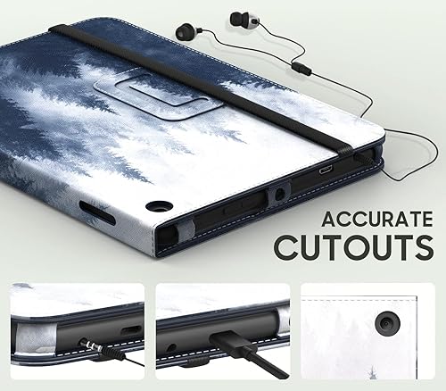 Miniatura 6 de MoKo Funda para tablet H D de 8 pulgadas (12 generación10 generación, versión 20222020), funda plegable delgada con función de encendido y apagado