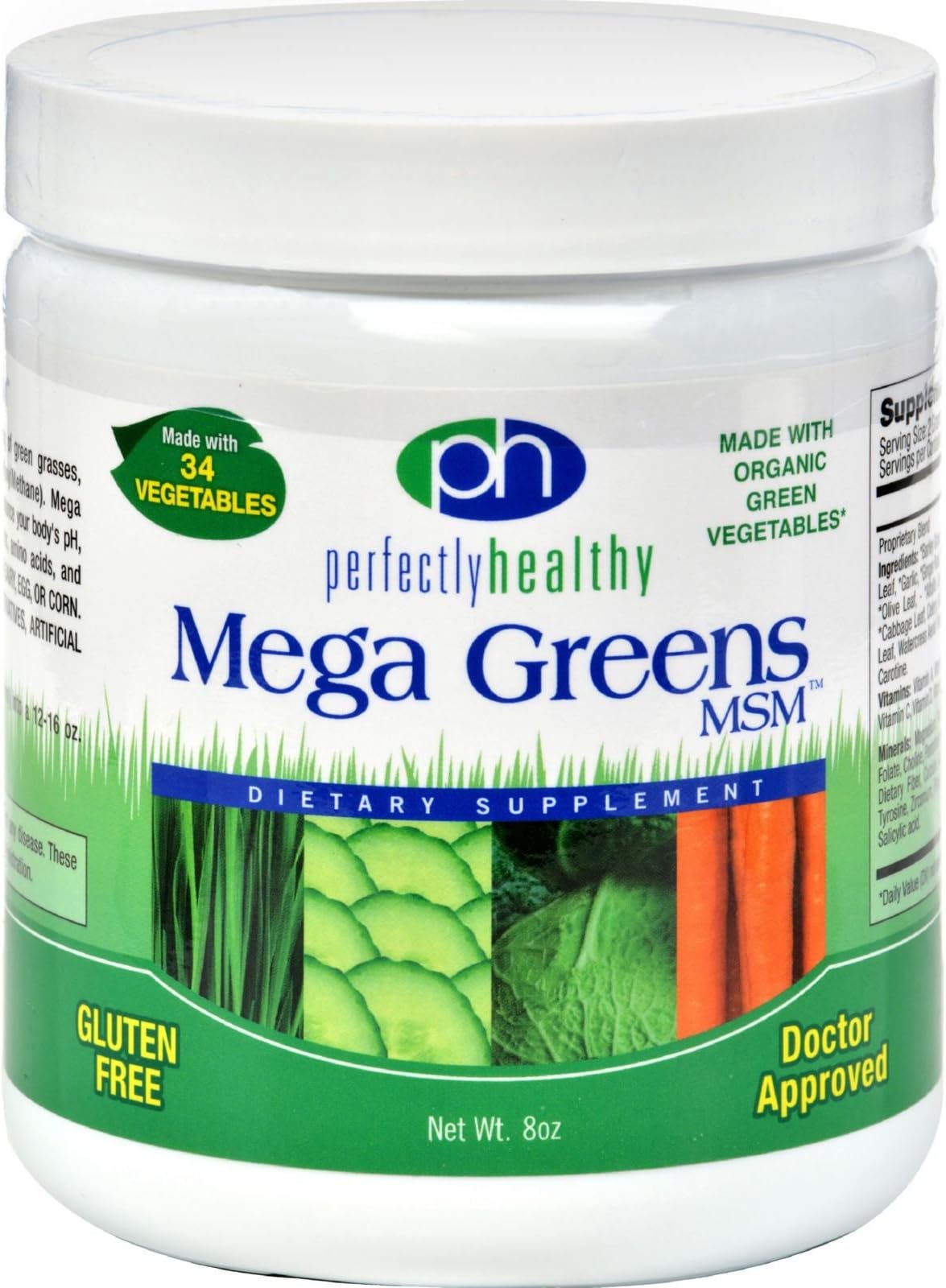 Mega Greens Perfectly Healthy Powder