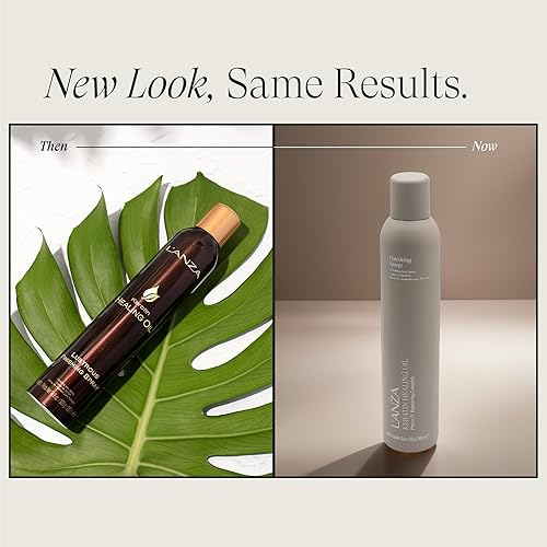 Miniatura 2 de L'ANZA Aceite curativo de queratina en aerosol de acabado lustroso, spray para el cabello aumenta el brillo y el volumen, sujeción duradera, acabado