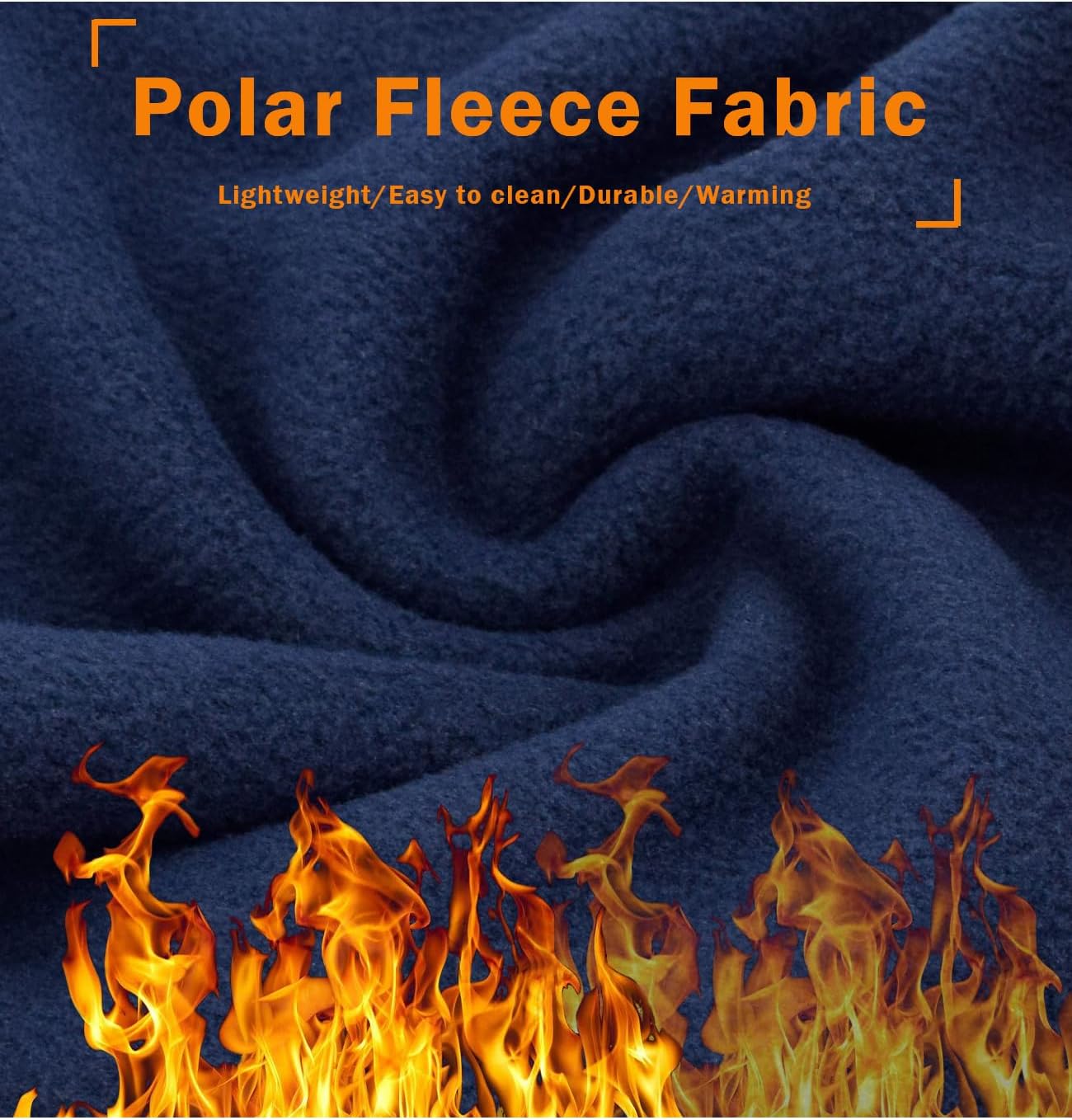 Winter Neck Warmer, Polar Fleece Neck Gaiter Warm Face Cover, Cold Weather Ski Face Mask Windproof for Men and Women - Image 4