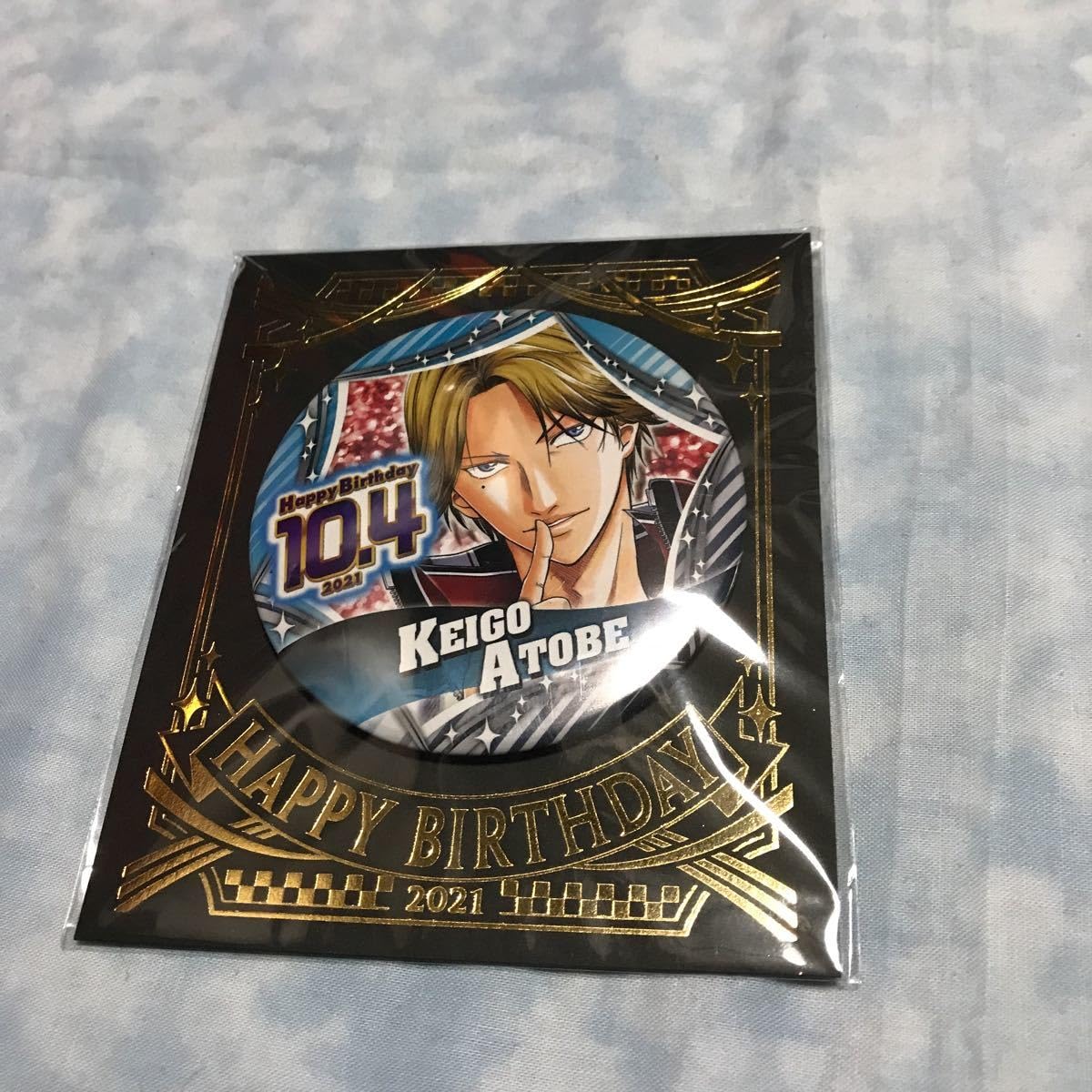 跡部景吾 ジャンプショップ バースデー缶バッジ