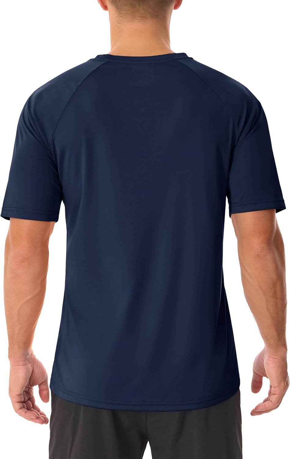 MAGCOMSEN Men's UPF 50+ Sun Protection Shirts V Neck Short Sleeve T-Shirt Quick Dry Swim UV Shirt Summer Workout Rash Guard - Image 6