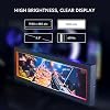 Lian Li PC için 8,8 inç Evrensel Ekran - Herhangi Bir Bilgisayar Kurulumu için Ayarlanabilir Montaj - Özelleştirilebilir ARGB Çerçevesi - PC Sıcaklık Ekran Paneli - LCD Ekran Ekranı - Mini Monitör