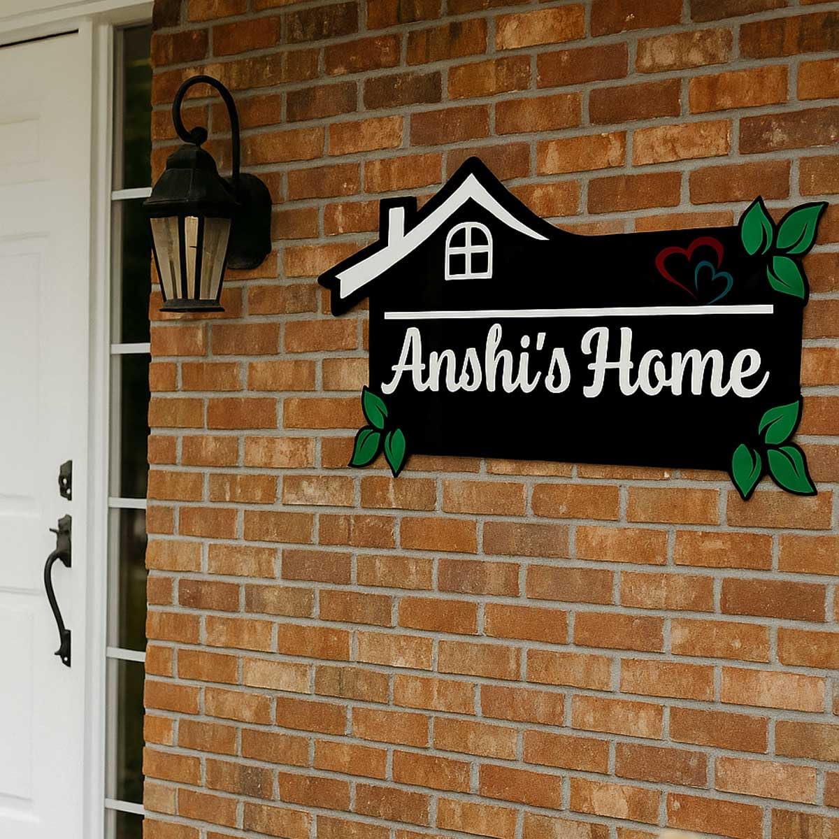 A B Colour Craft Home Sign Decor, Black with White Text, 30 x 20cm, Decorative Wall Display-image-47