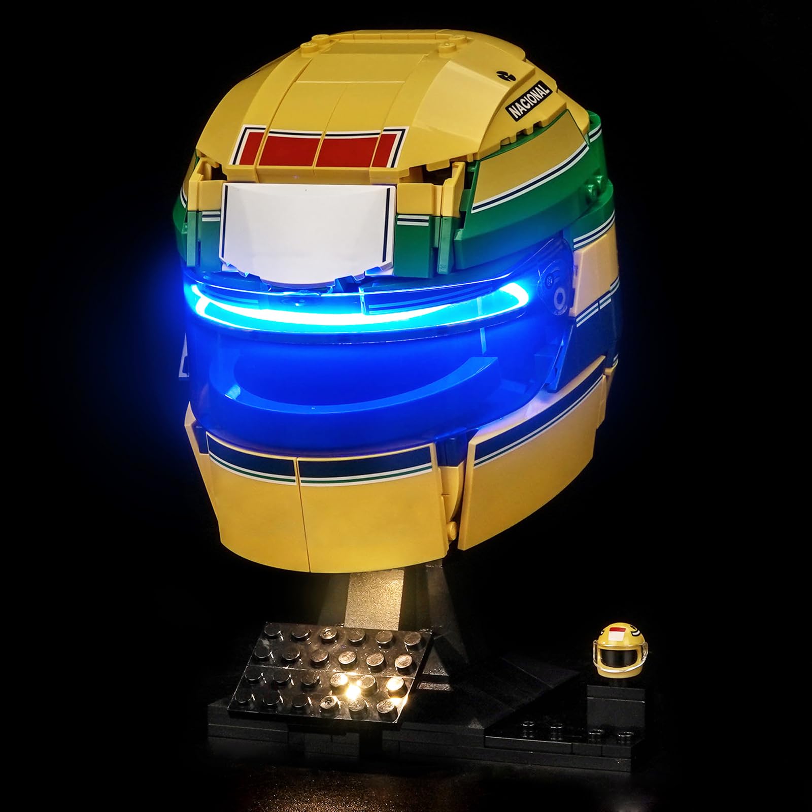 LocoLee LED Light Kit Compatible with LEGO 43024 Ayrton Senna Helmet