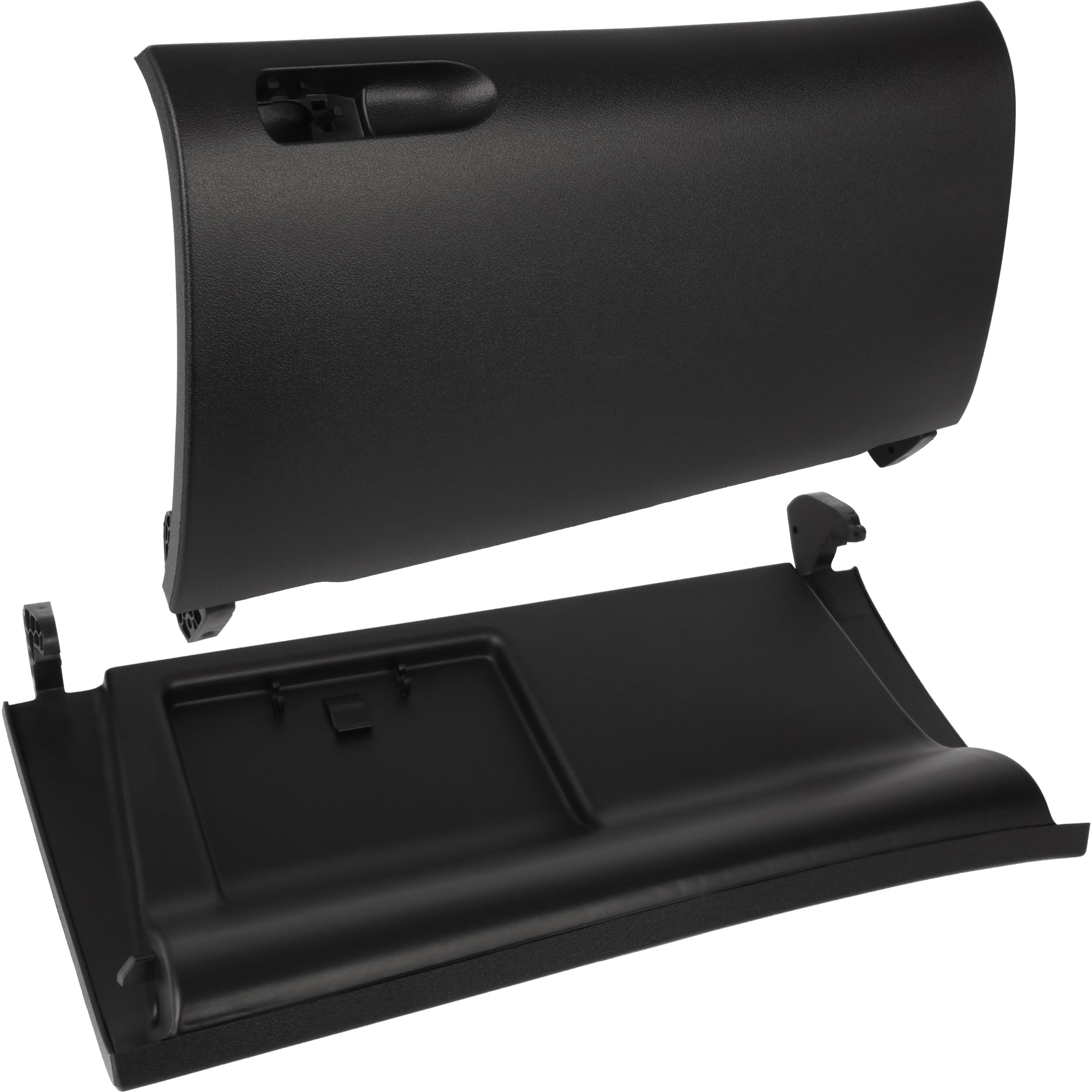 RECAMBO Handschuhfach Deckel Klappe Schwarz passend für Audi A4 B6-B7 8E BJ 2000-2008 - OEM-Optik, passgenaue Aufnahme, einfache Montage, langlebige Materialien, Innenraum-Reparatur
