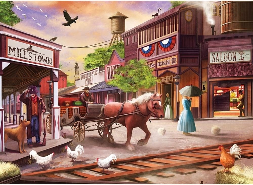 Wild West 1000pc Collector Puzzle By: Julio Dionizio